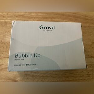 Grove Collaborative white Sponge Dish. Brand new in box. Perfect for any kitchen